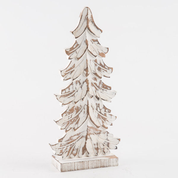 Carved Wood Christmas Tree Wayfair